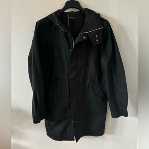 Helmut Lang Long Black Men’s Jacket Coat